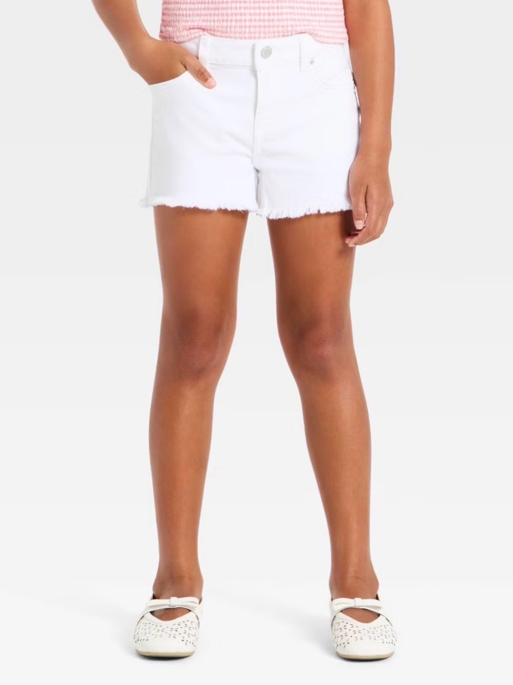 Girls cat and jack jean shorts